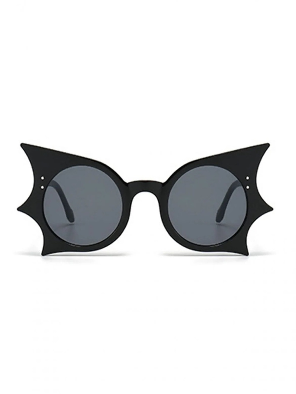 Midnight Bat Wing Sunglasses in Black